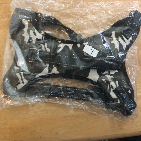 Other - Dog harness   Size Large. Camo colour. NEW in pkg